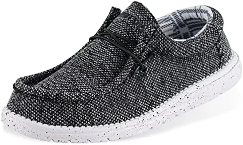 asitvo mens loafers slip onscasual slip on walking shoeswide width toe box black white